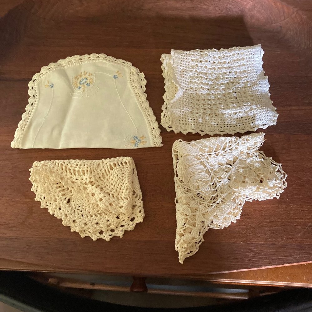 Bundle of vintage linen